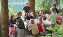 BRIGHTER DAYS: Learning takes many forms in Powell River education programs, from classrooms to picnic tables to peering into nature. The quality of local programs even attracts students from overseas.